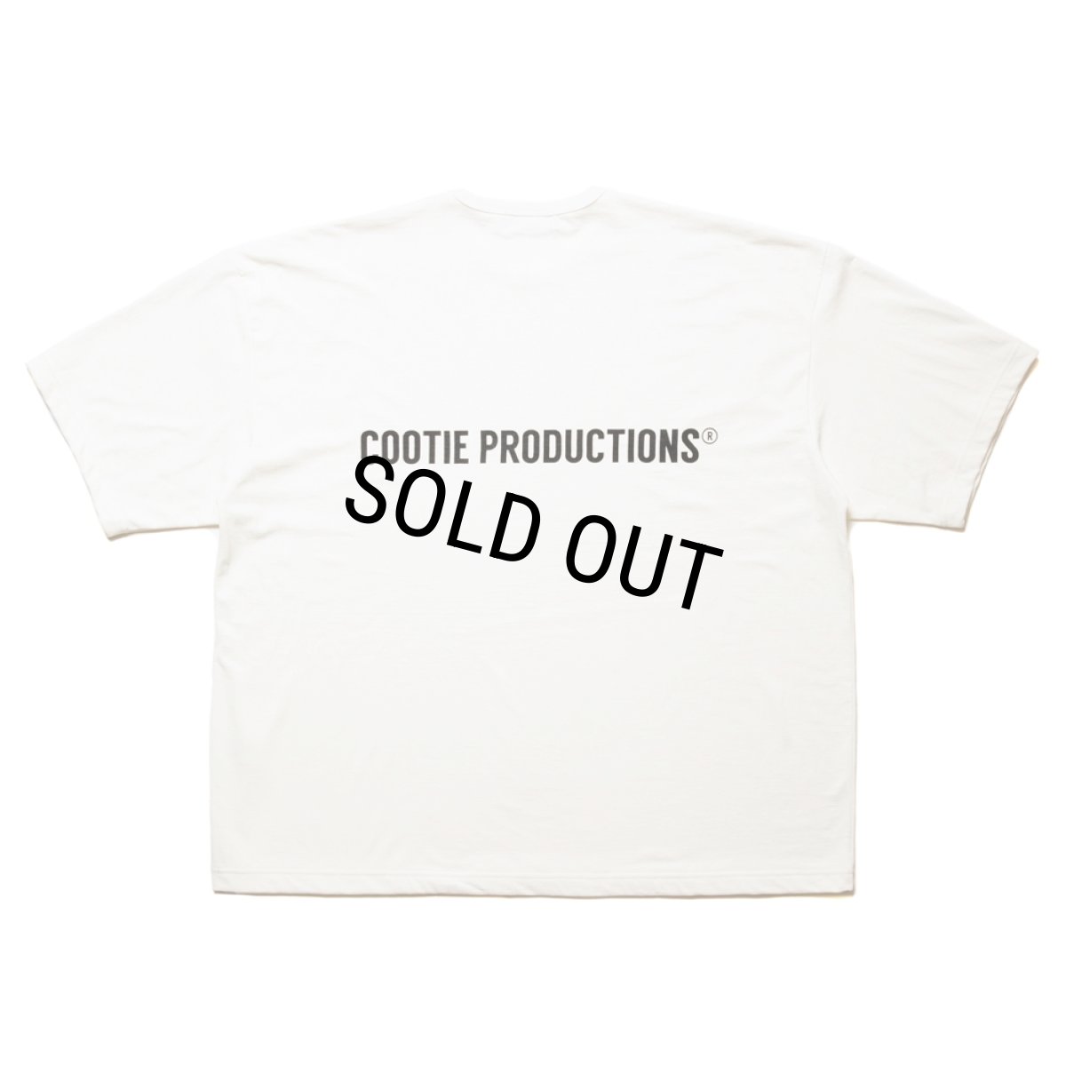 画像1: COOTIE PRODUCTIONS/Dry Tech Jersey Oversized S/S Tee（White）［ドライテックオーバーサイズT-24秋冬］ (1)