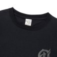 画像2: 【30%OFF】CALEE/MULTI FUNCTION DROP SHOULDER LOGO TEE（BLACK）［ドロップショルダープリントT-24春夏］ (2)