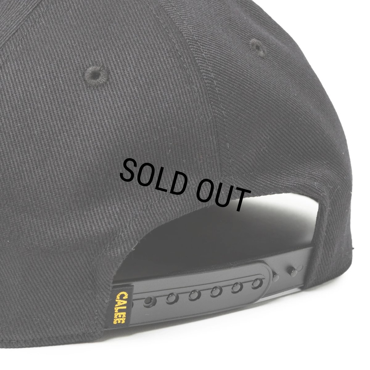 画像3: CALEE/CALEE LOGO EMBROIDERY TWILL CAP（BLACK/GRAY）［ツイルキャップ-24春夏］ (3)