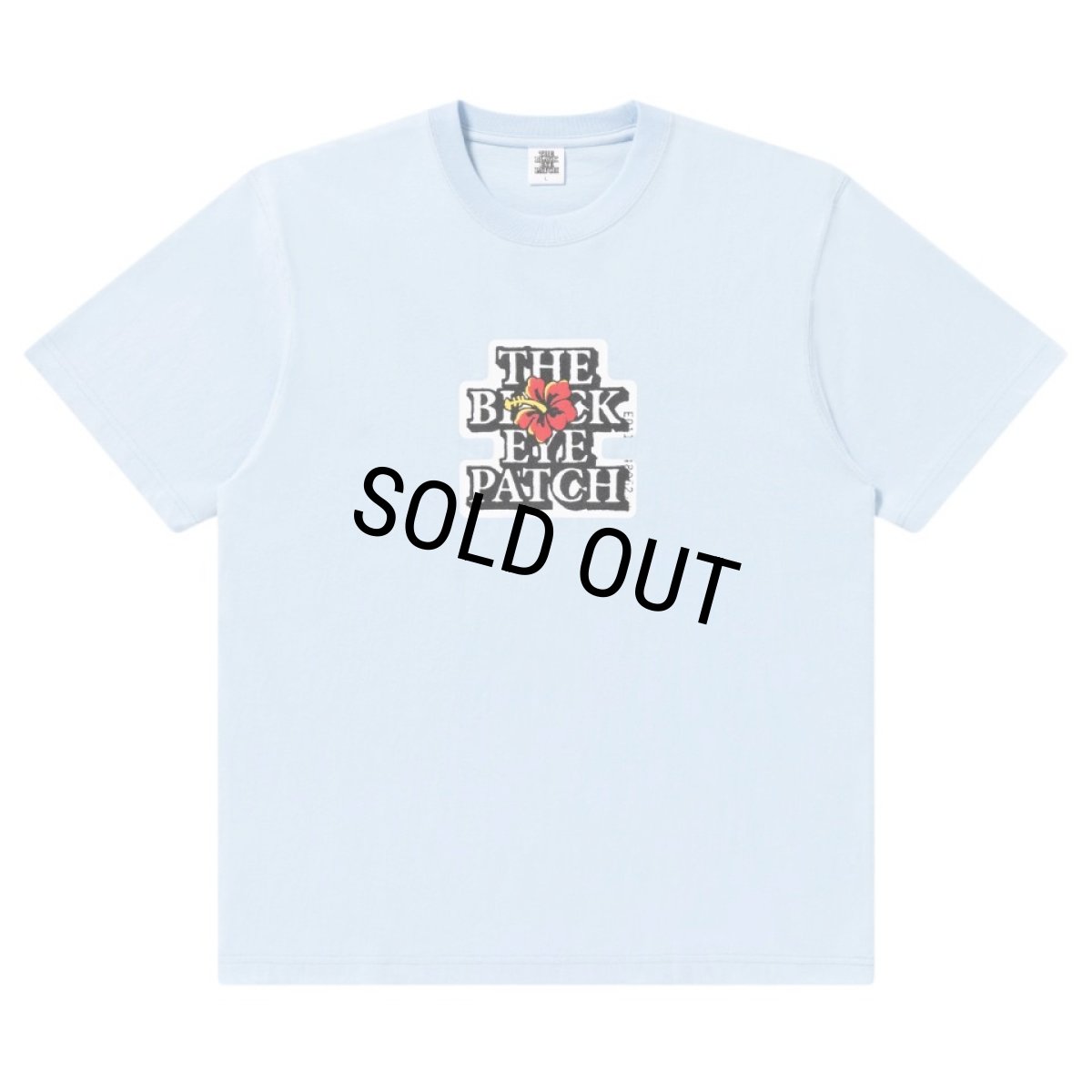 画像1: BlackEyePatch/HIBISCUS OG LABEL TEE（PASTEL BLUE） (1)