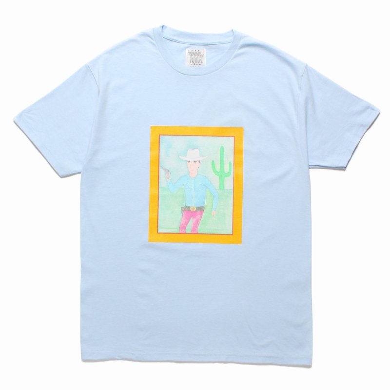 画像1: WACKO MARIA/世界平和プロジェクト / T-SHIRT（L-BLUE）［プリントT-24春夏］