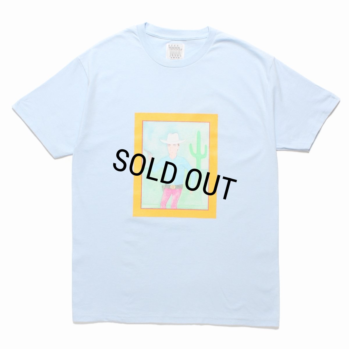 画像1: WACKO MARIA/世界平和プロジェクト / T-SHIRT（L-BLUE）［プリントT-24春夏］ (1)
