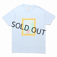 WACKO MARIA/世界平和プロジェクト / T-SHIRT（L-BLUE）［プリントT-24春夏］