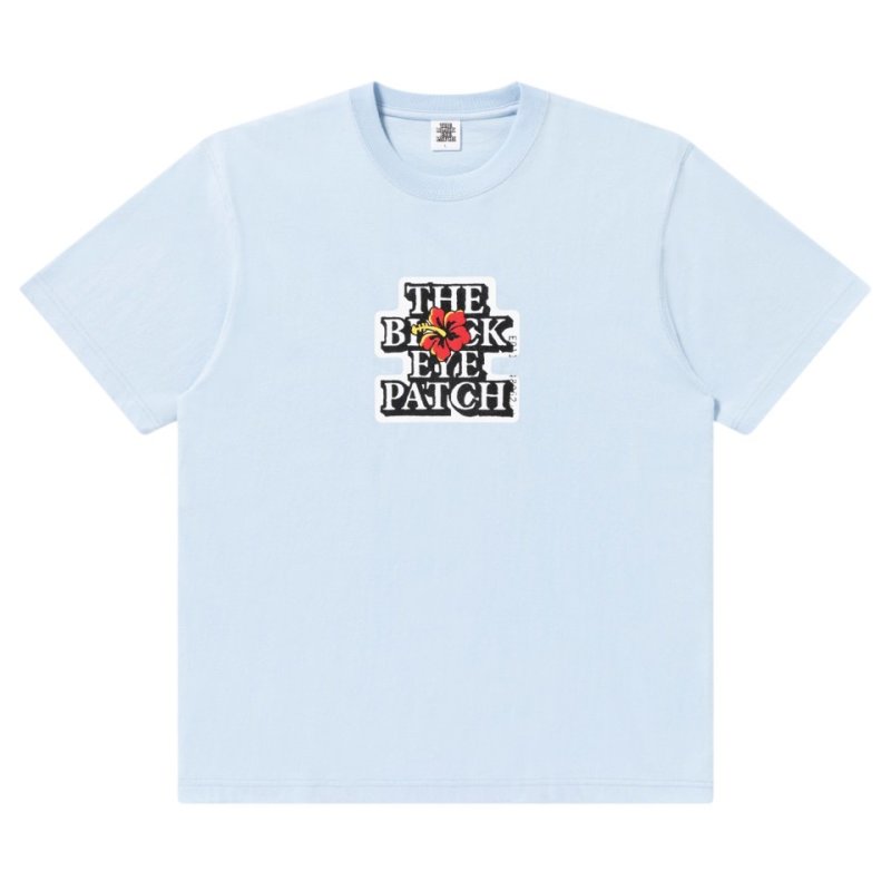 画像1: BlackEyePatch/HIBISCUS OG LABEL TEE（PASTEL BLUE）