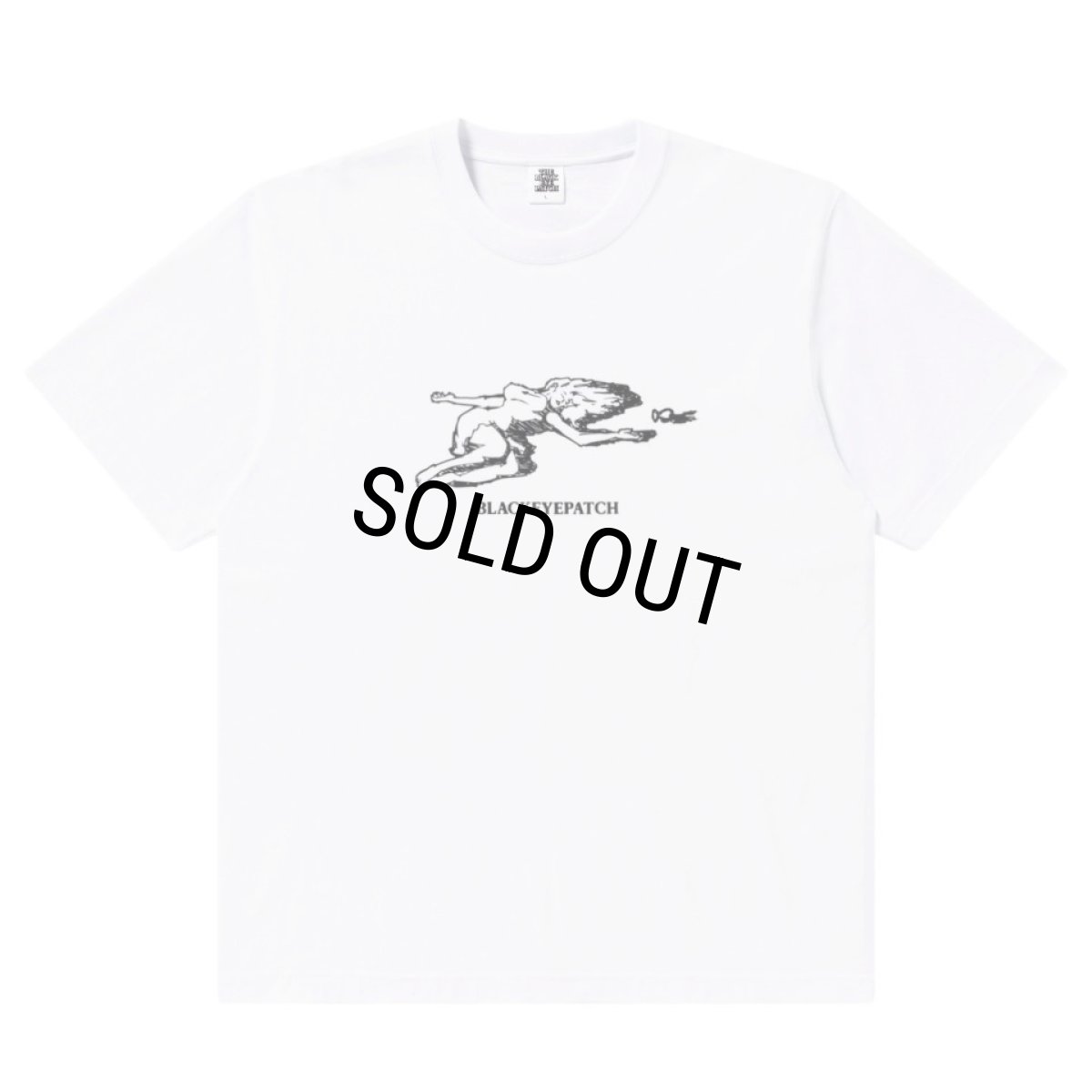 画像1: BlackEyePatch/FALLEN LADY TEE（WHITE） (1)