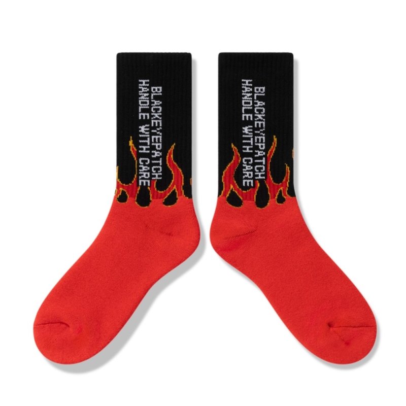 画像2: BlackEyePatch/HWC FLAMES SOCKS（MULTI）
