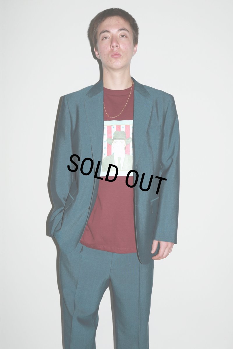 画像3: WACKO MARIA/世界平和プロジェクト / T-SHIRT（BURGUNDY）［プリントT-24春夏］ (3)