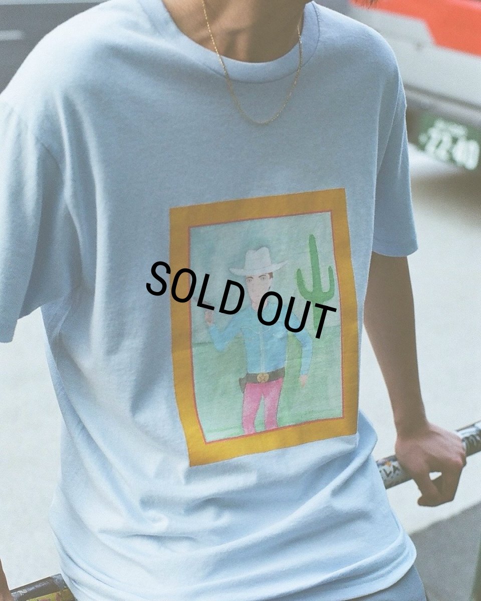 画像2: WACKO MARIA/世界平和プロジェクト / T-SHIRT（L-BLUE）［プリントT-24春夏］ (2)