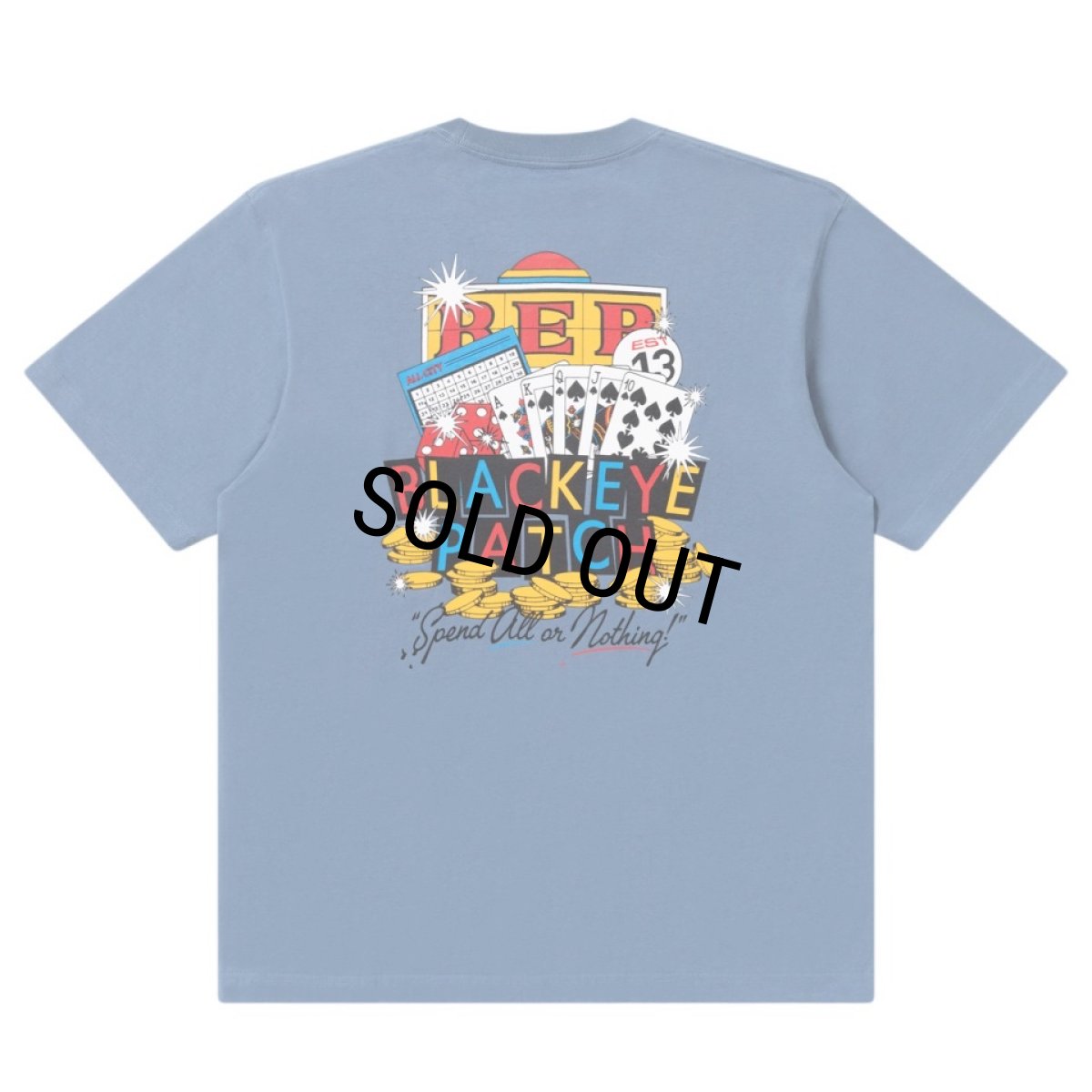 画像1: BlackEyePatch/BIG CASINO TEE(D.BLUE) (1)