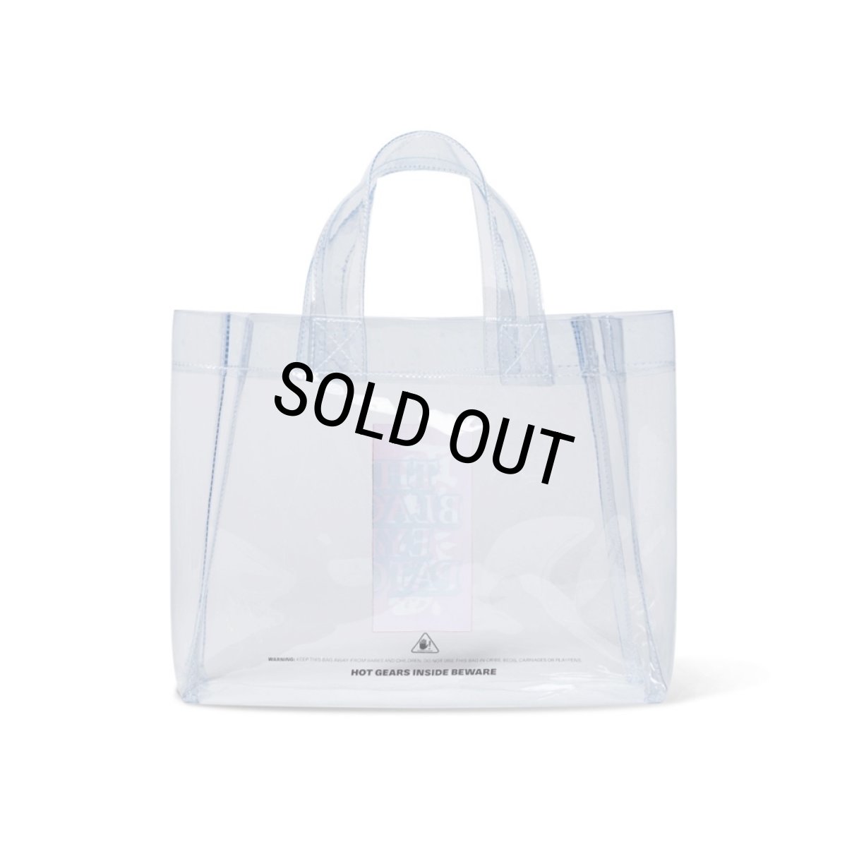 画像2: BlackEyePatch/HWC LABEL PVC TOTE（CLEAR） (2)