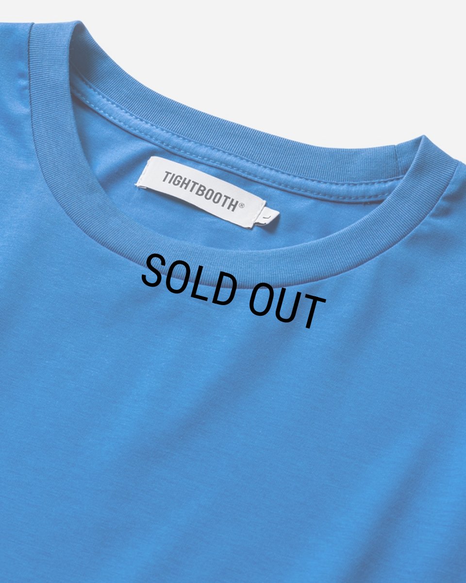 画像2: 【40%OFF】TIGHTBOOTH/JING T-SHIRT（Blue）［プレーンT-24夏］ (2)