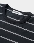 画像2: 【30%OFF】TIGHTBOOTH/LOGO BORDER T-SHIRT（Black）［ボーダーT-24夏］ (2)