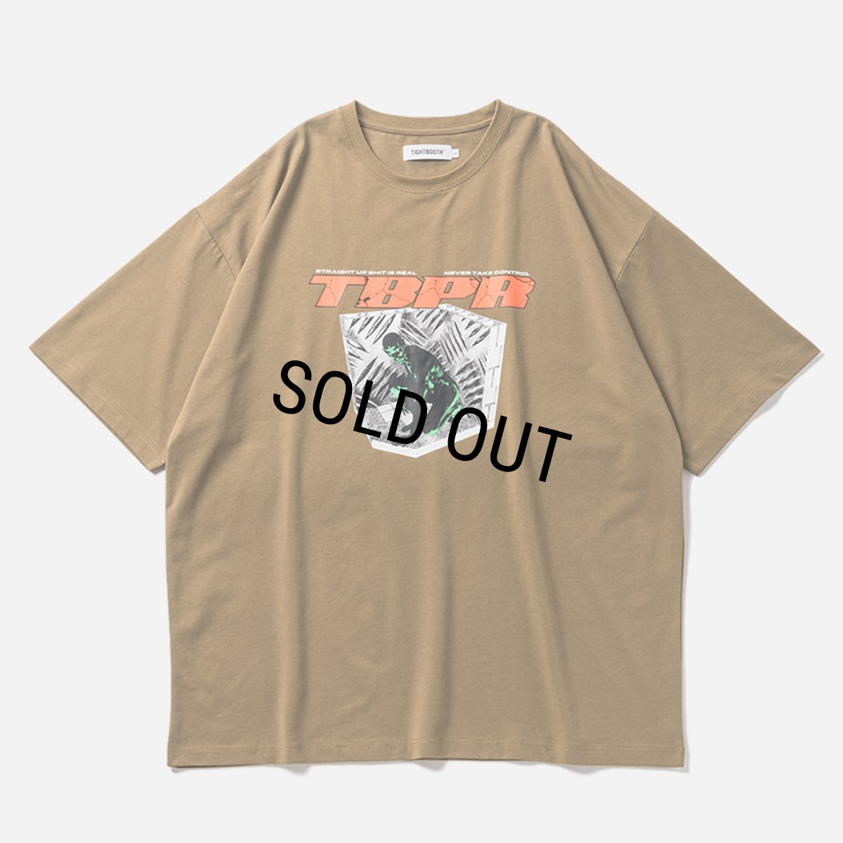 画像1: TIGHTBOOTH/LOST CHILD T-SHIRT（Olive）［プリントT-24夏］ (1)