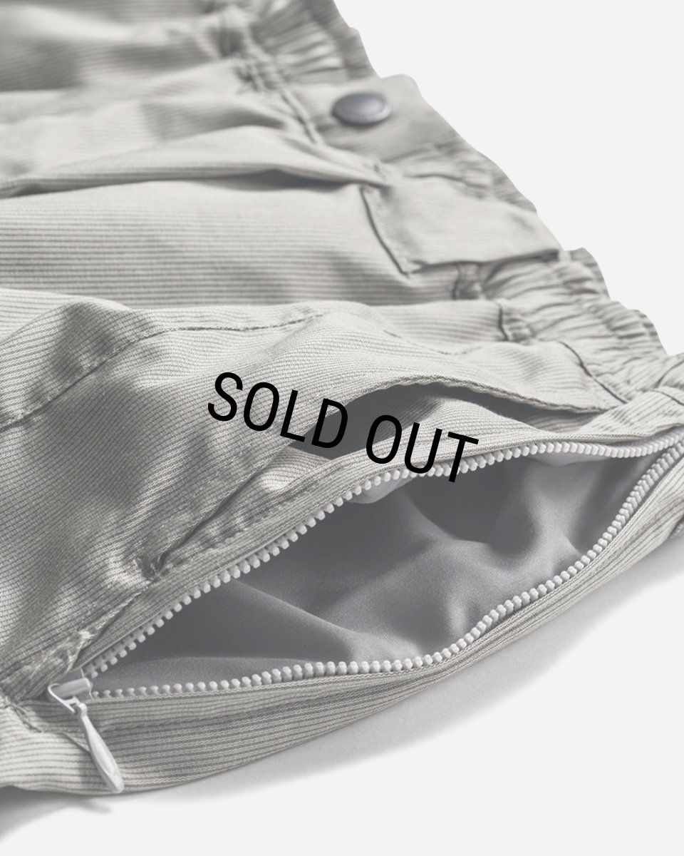 画像6: TIGHTBOOTH/STRIPE CROPPED CARGO PANTS（Grey）［ストライプクロップドカーゴパンツ-24夏］ (6)