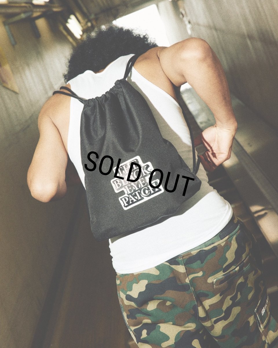 画像2: BlackEyePatch/OG LABEL GYM SACK（BLACK） (2)