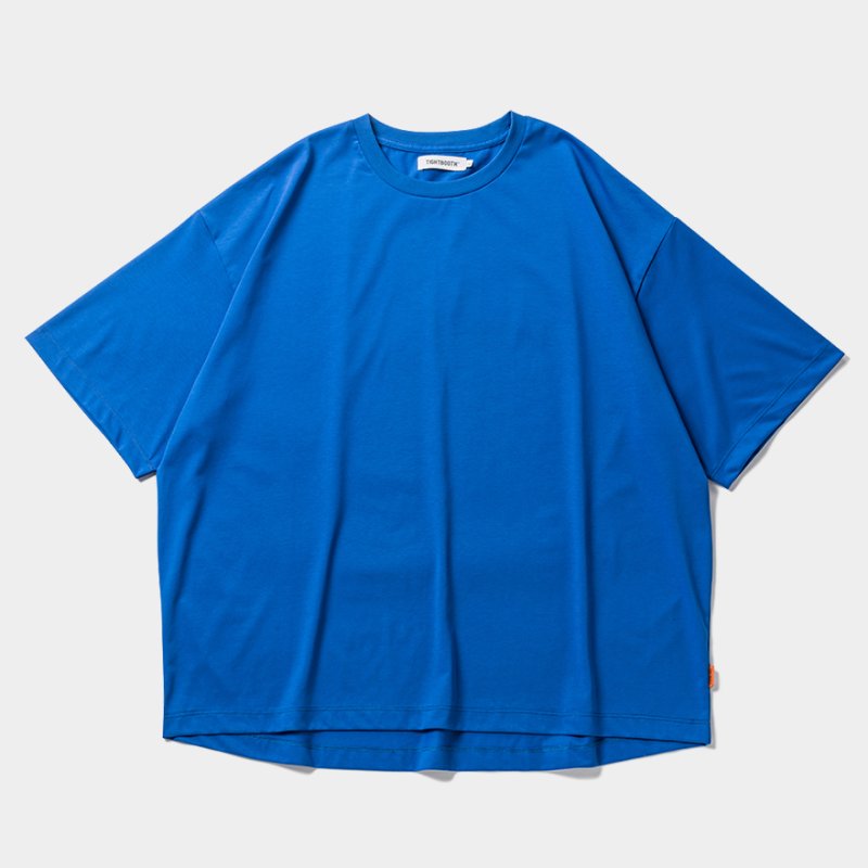 画像1: 【40%OFF】TIGHTBOOTH/JING T-SHIRT（Blue）［プレーンT-24夏］