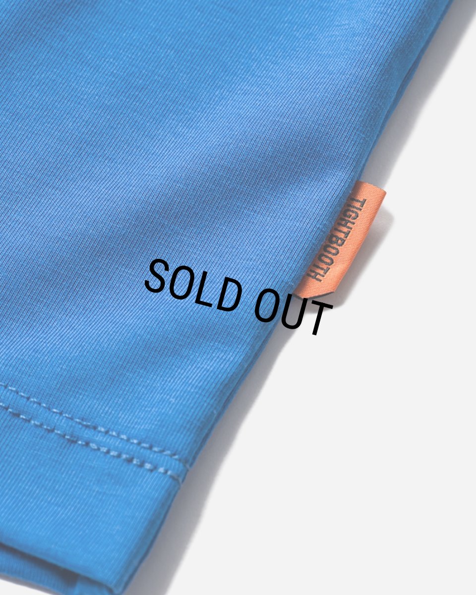 画像3: 【40%OFF】TIGHTBOOTH/JING T-SHIRT（Blue）［プレーンT-24夏］ (3)
