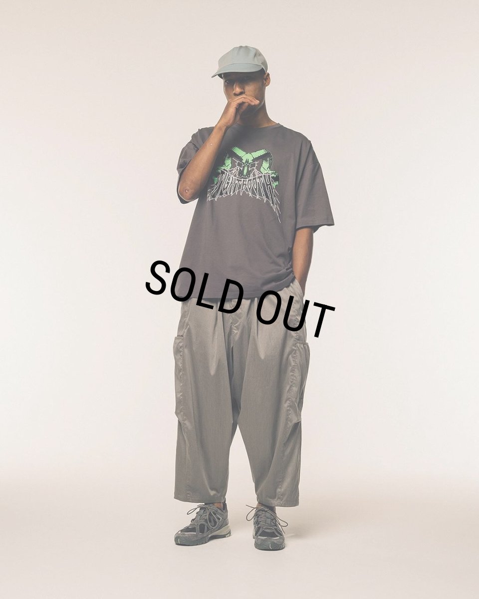 画像14: TIGHTBOOTH/STRIPE CROPPED CARGO PANTS（Grey）［ストライプクロップドカーゴパンツ-24夏］ (14)