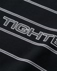 画像4: 【30%OFF】TIGHTBOOTH/LOGO BORDER T-SHIRT（Black）［ボーダーT-24夏］
