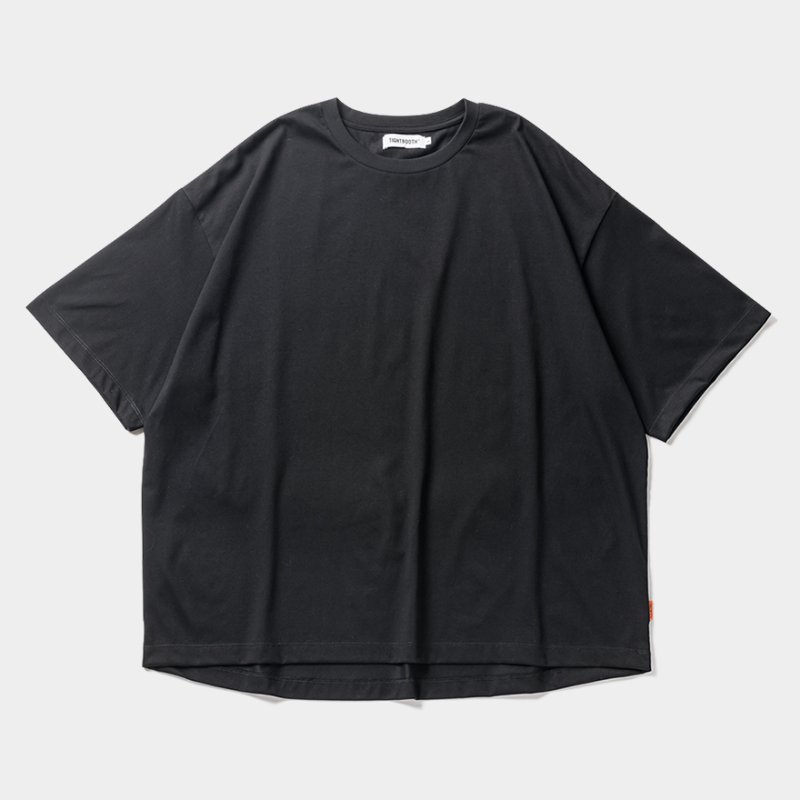 画像1: 【30%OFF】TIGHTBOOTH/JING T-SHIRT（Black）［プレーンT-24夏］