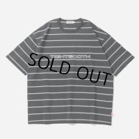 【30%OFF】TIGHTBOOTH/LOGO BORDER T-SHIRT（Black）［ボーダーT-24夏］