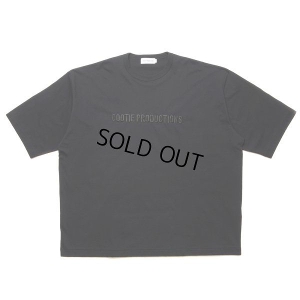画像1: COOTIE PRODUCTIONS/Oversized S/S Tee（Embroidery）（Black）［オーバーサイズ刺繍T-24秋冬］