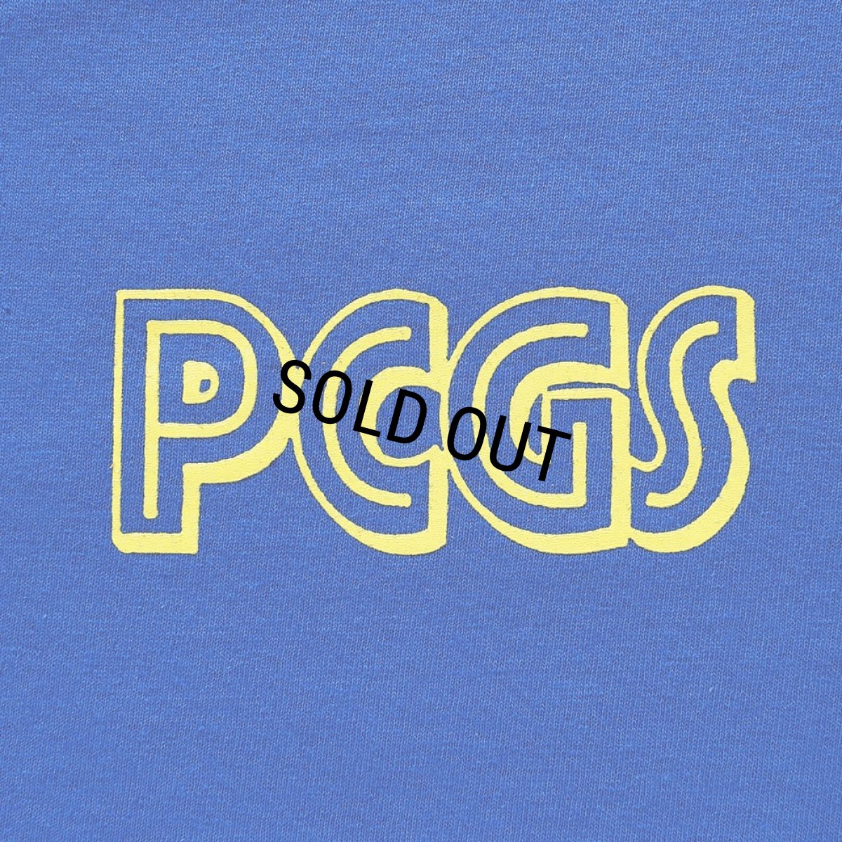 画像3: PORKCHOP/PCGS OVAL TEE（BLUE）［プリントT-24春夏］ (3)