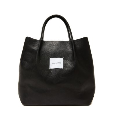 画像1: COOTIE PRODUCTIONS/Leather Tote Bag（Black）［レザートートバッグ-24秋冬］