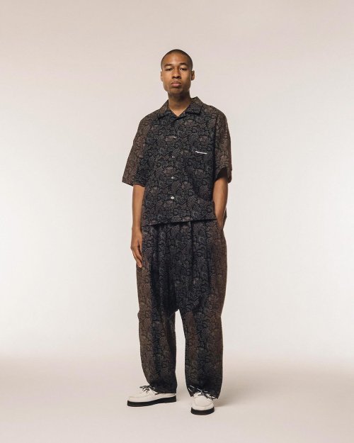 他の写真3: 【30%OFF】TIGHTBOOTH/RIPPLE PAISLEY ALOHA（Black）［ペイズリーアロハ-24夏］