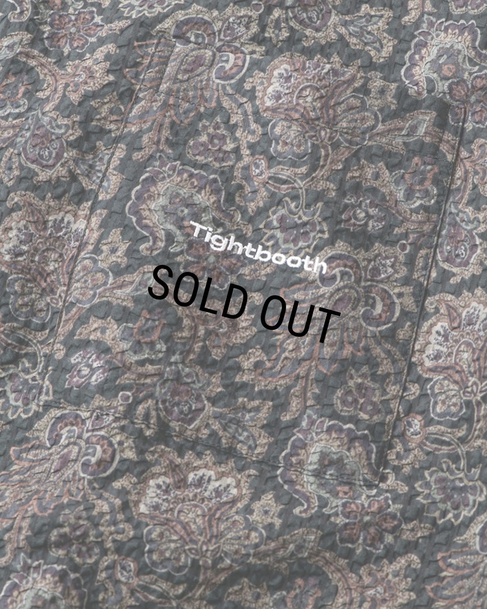 画像5: 【30%OFF】TIGHTBOOTH/RIPPLE PAISLEY ALOHA（Black）［ペイズリーアロハ-24夏］ (5)