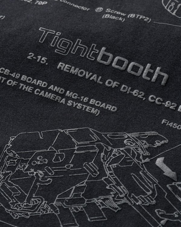 画像5: 【30%OFF】TIGHTBOOTH/ANALYZE T-SHIRT（Black）［総柄プリントT-24夏］