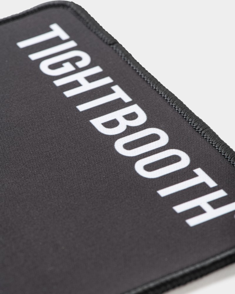 画像3: TIGHTBOOTH/LABEL LOGO MOUSE PAD（Black）［マウスパッド-24夏］