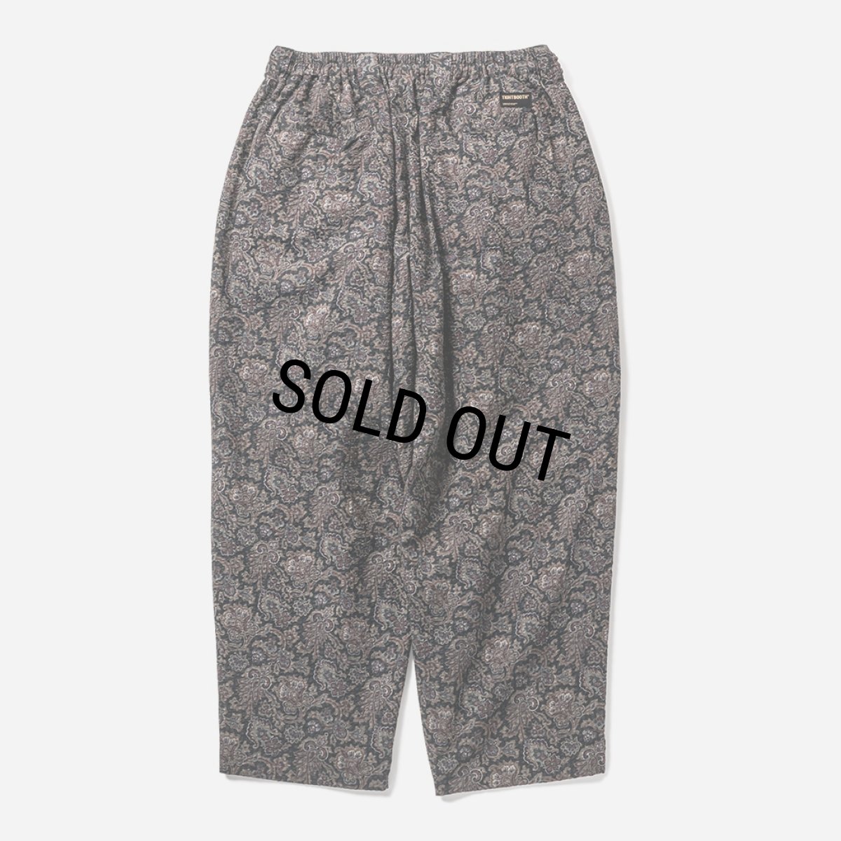 画像2: TIGHTBOOTH/RIPPLE PAISLEY BALLOON PANTS（Black）［ペイズリーバルーンパンツ-24夏］ (2)