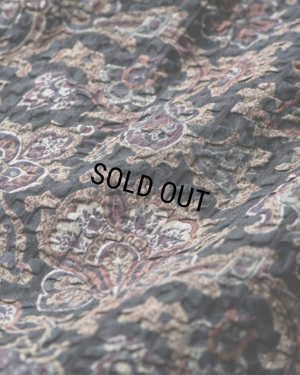 画像10: 【30%OFF】TIGHTBOOTH/RIPPLE PAISLEY ALOHA（Black）［ペイズリーアロハ-24夏］ (10)