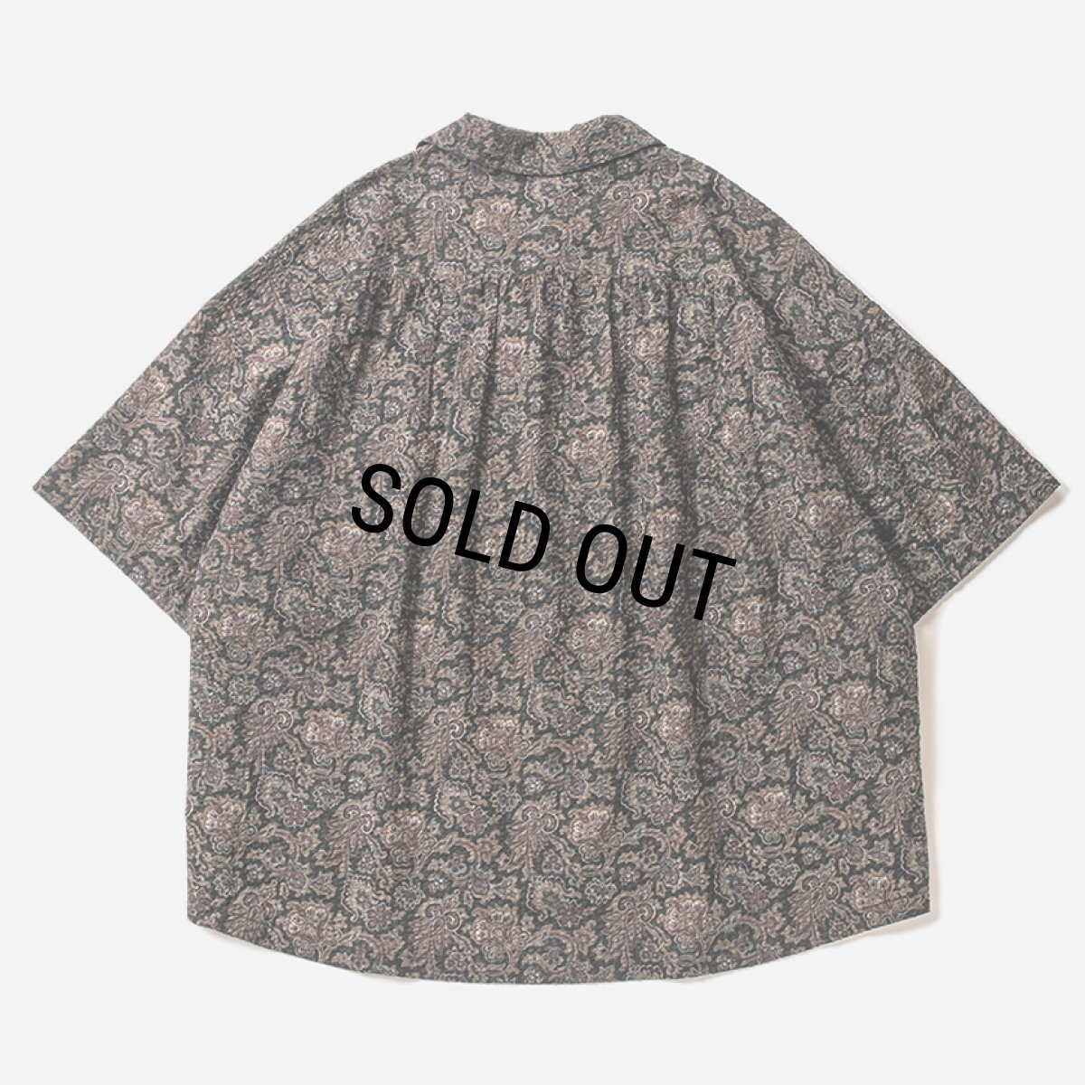 画像2: 【30%OFF】TIGHTBOOTH/RIPPLE PAISLEY ALOHA（Black）［ペイズリーアロハ-24夏］ (2)