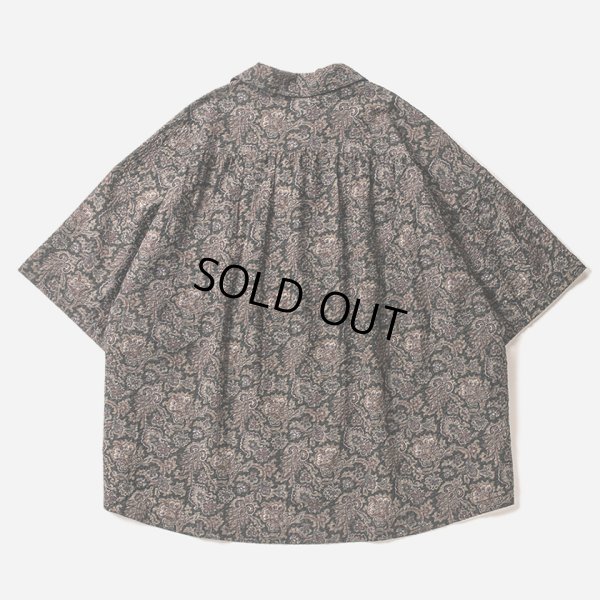 画像2: 【30%OFF】TIGHTBOOTH/RIPPLE PAISLEY ALOHA（Black）［ペイズリーアロハ-24夏］