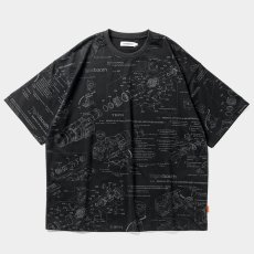 画像1: 【40%OFF】TIGHTBOOTH/ANALYZE T-SHIRT（Black）［総柄プリントT-24夏］ (1)