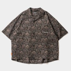 画像1: 【30%OFF】TIGHTBOOTH/RIPPLE PAISLEY ALOHA（Black）［ペイズリーアロハ-24夏］ (1)