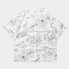 画像1: 【40%OFF】TIGHTBOOTH/ANALYZE T-SHIRT（White）［総柄プリントT-24夏］ (1)