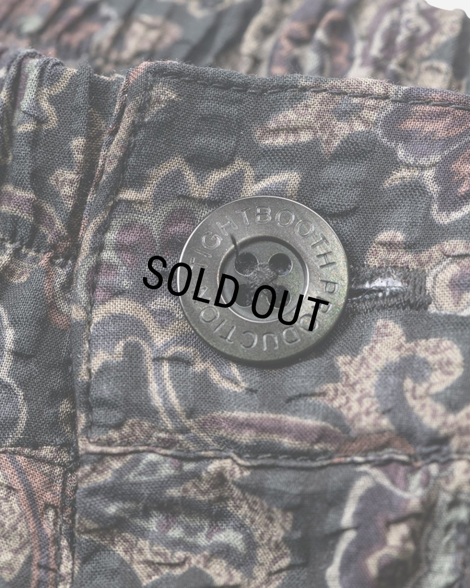 画像5: TIGHTBOOTH/RIPPLE PAISLEY BALLOON PANTS（Black）［ペイズリーバルーンパンツ-24夏］ (5)