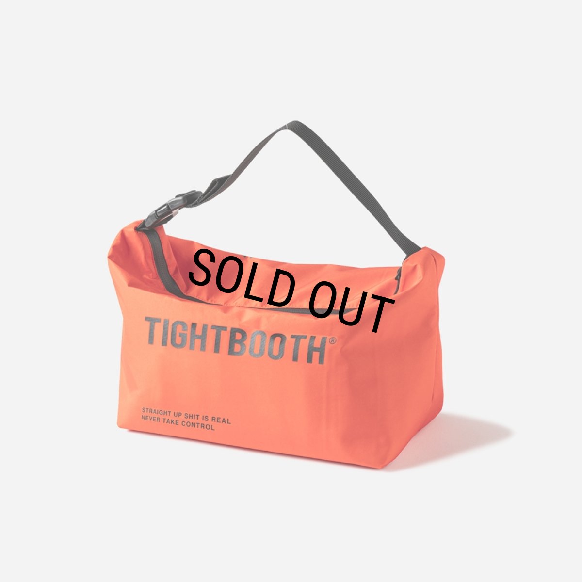 画像1: TIGHTBOOTH/LABEL LOGO COOLER POUCH（Orange）［クーラーポーチ-24夏］ (1)