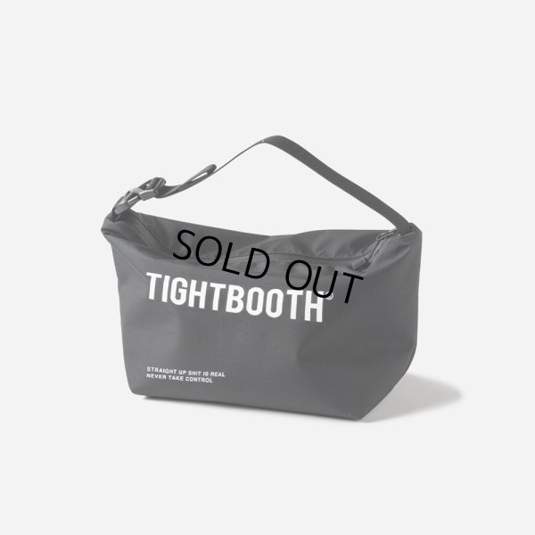 画像1: TIGHTBOOTH/LABEL LOGO COOLER POUCH（Black）［クーラーポーチ-24夏］