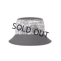 BlackEyePatch/OG LABEL COVERED BUCKET HAT（BLACK）