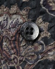 画像4: 【30%OFF】TIGHTBOOTH/RIPPLE PAISLEY ALOHA（Black）［ペイズリーアロハ-24夏］ (4)