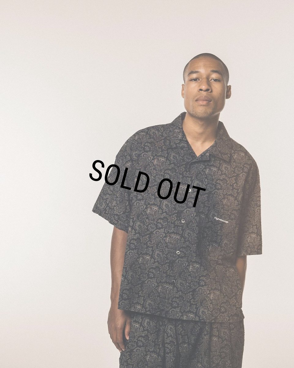 画像11: 【30%OFF】TIGHTBOOTH/RIPPLE PAISLEY ALOHA（Black）［ペイズリーアロハ-24夏］ (11)