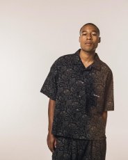 画像11: 【30%OFF】TIGHTBOOTH/RIPPLE PAISLEY ALOHA（Black）［ペイズリーアロハ-24夏］ (11)