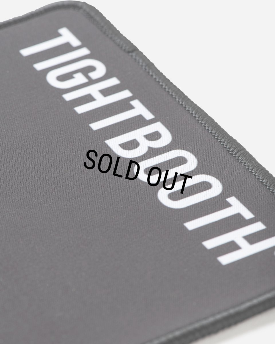 画像3: TIGHTBOOTH/LABEL LOGO MOUSE PAD（Black）［マウスパッド-24夏］ (3)