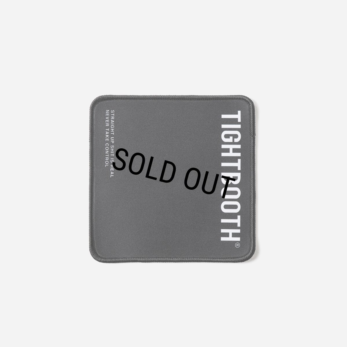 画像1: TIGHTBOOTH/LABEL LOGO MOUSE PAD（Black）［マウスパッド-24夏］ (1)