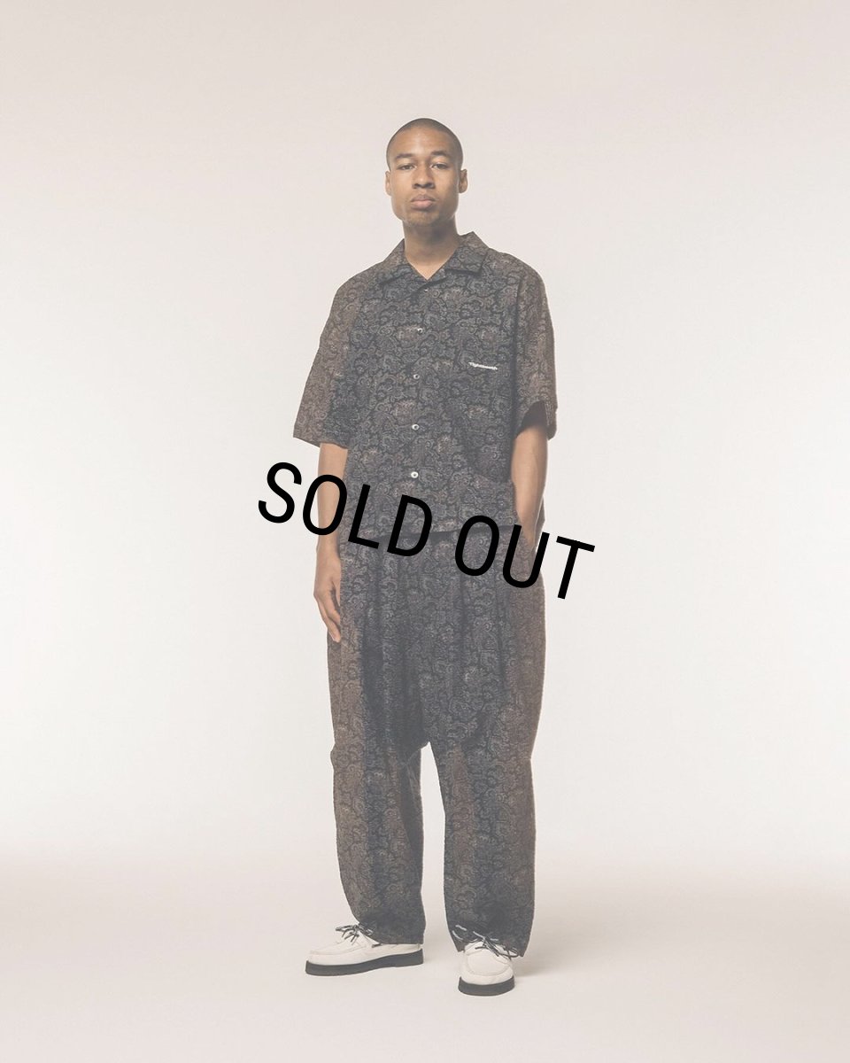 画像10: TIGHTBOOTH/RIPPLE PAISLEY BALLOON PANTS（Black）［ペイズリーバルーンパンツ-24夏］ (10)