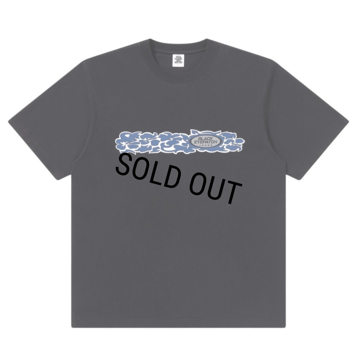画像1: BlackEyePatch/BEP JEANS HIBISCUS TEE（BLACK） (1)